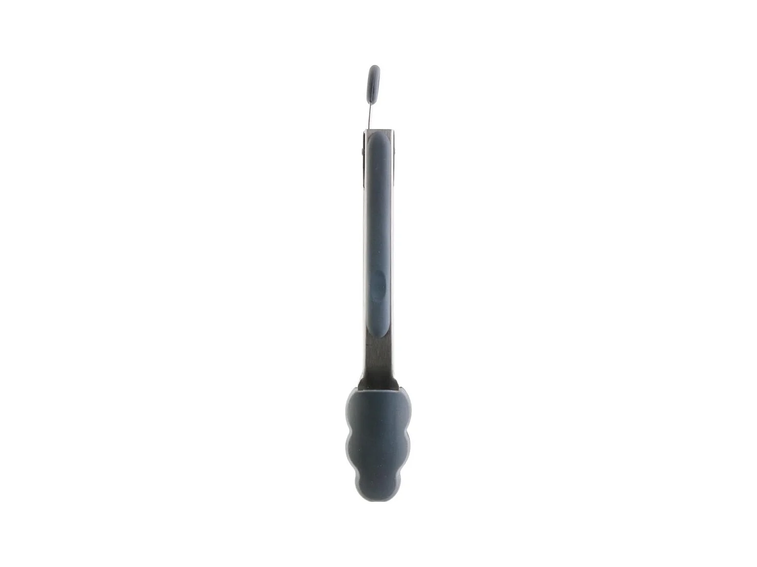 Pince de cuisine en silicone coloré Gris