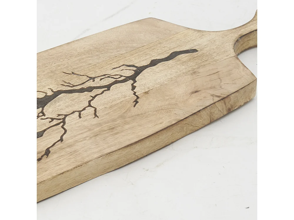 Planche à découper en manguier Éclair L 76 cm