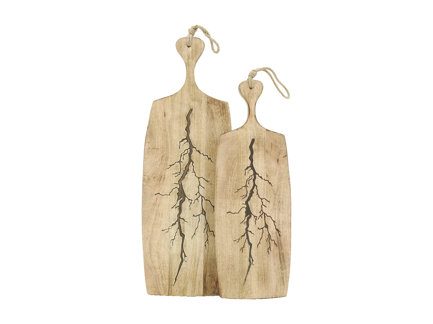 Planche à découper en manguier Éclair L 76 cm