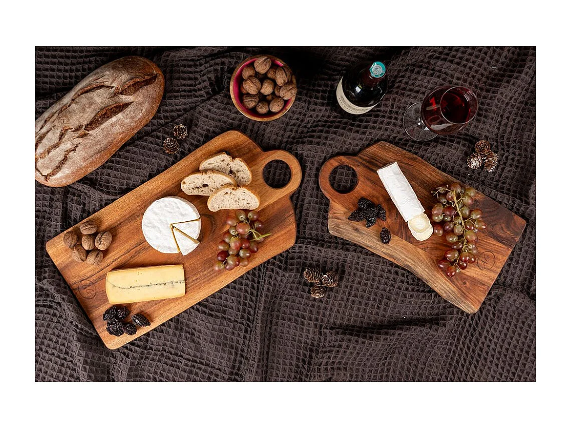 Planche à découper en acacia huilé L 30 cm