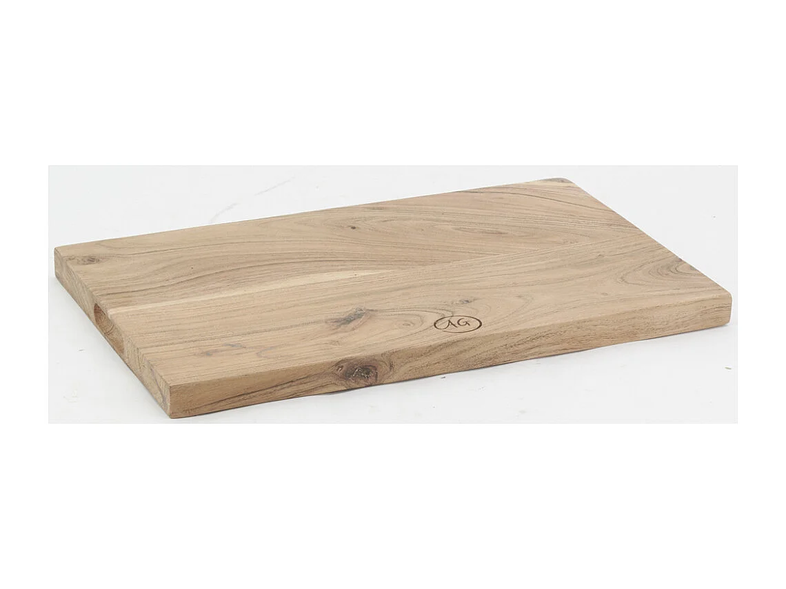Planche à découper rectangulaire en acacia 50 x 30 x 3 cm