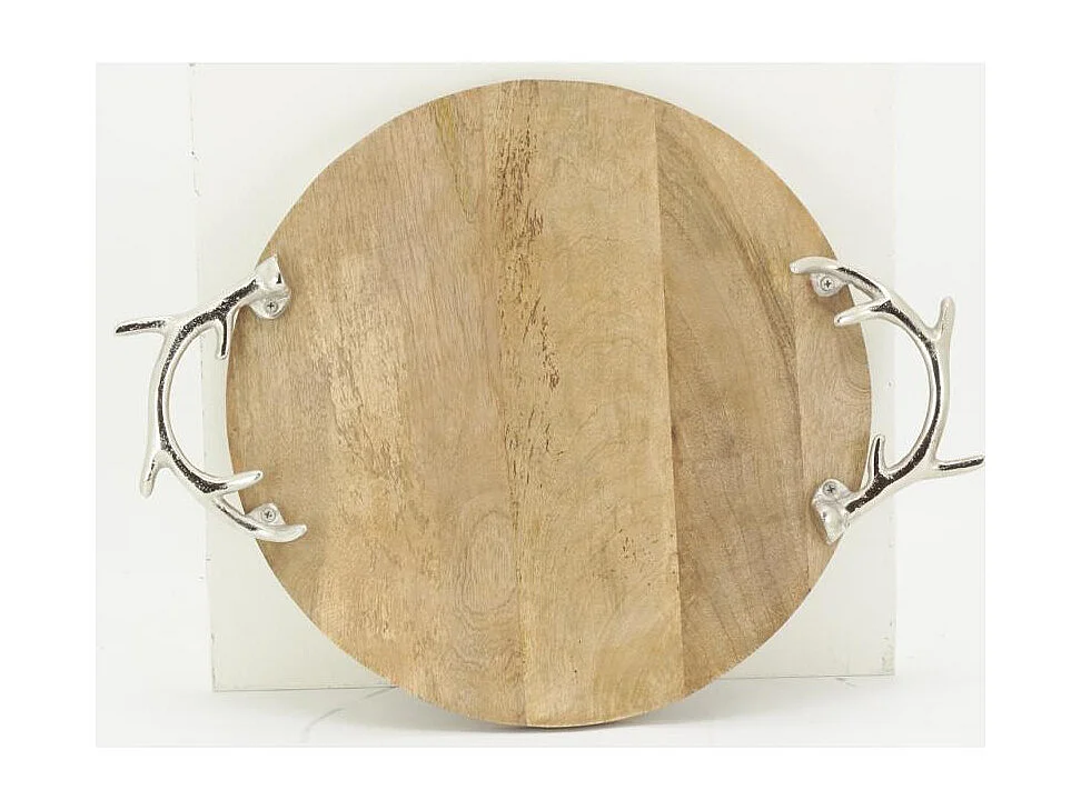 Plateau Cerf en bois et aluminium