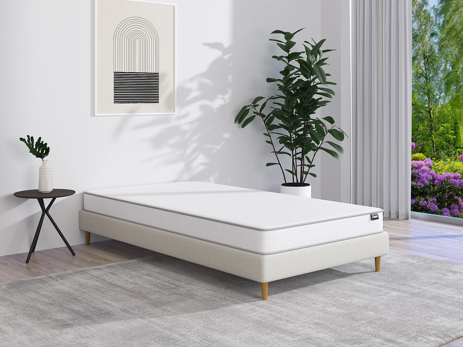 Matelas 90 x 190 cm mousse ép.12cm - ASTYANAX II de YSMÉE
