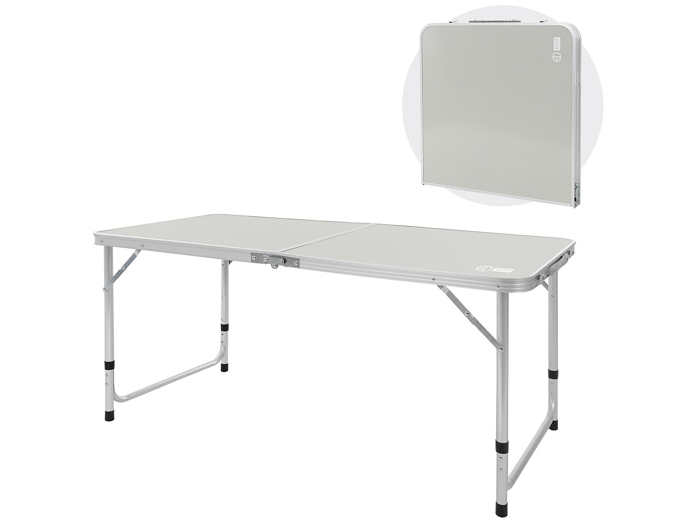 Table De Camping Pliante En Aluminium Beige 118x55x64.5cm Avec Sac – Bestpriceparts