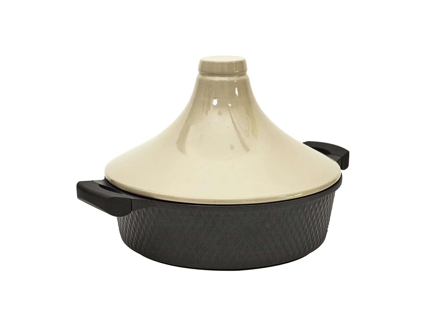 Tajine Induction D28cm Noir, Beige