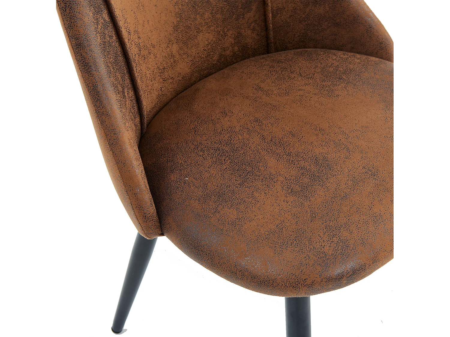 Lot de 4 chaises de salle à manger industriel,smeg suede