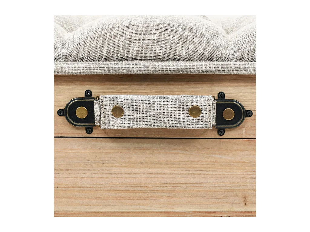 Opbergbank 110 cm massief vurenhout