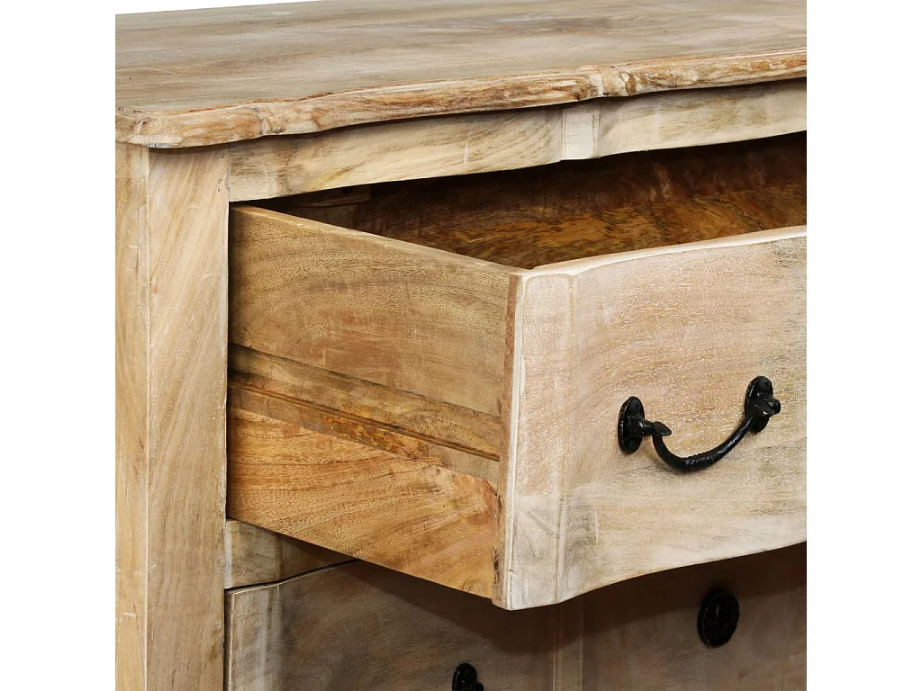 Buffet Bois de manguier solide 200x40x90 cm