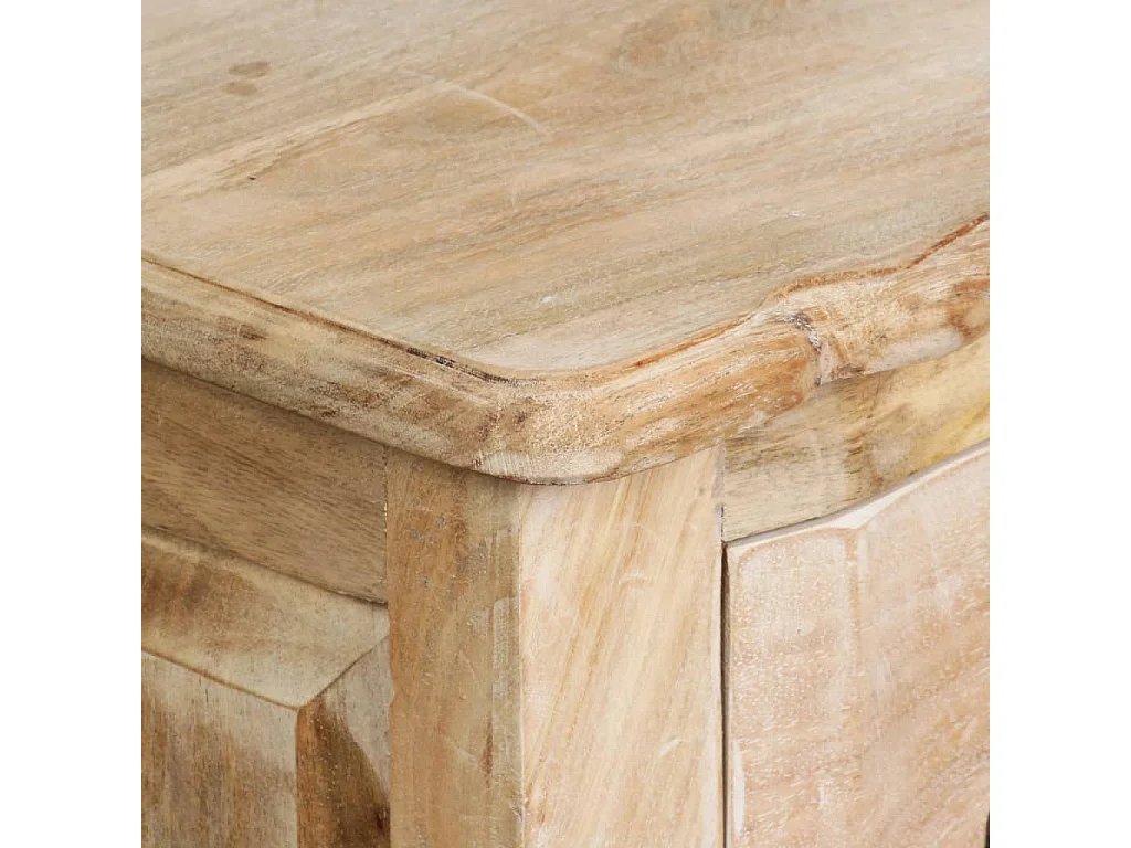 Buffet Bois de manguier solide 200x40x90 cm