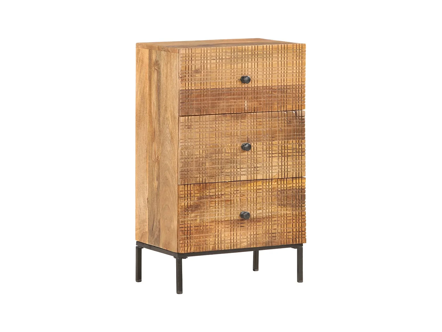 Buffet 45x30x75 cm Bois de manguier massif
