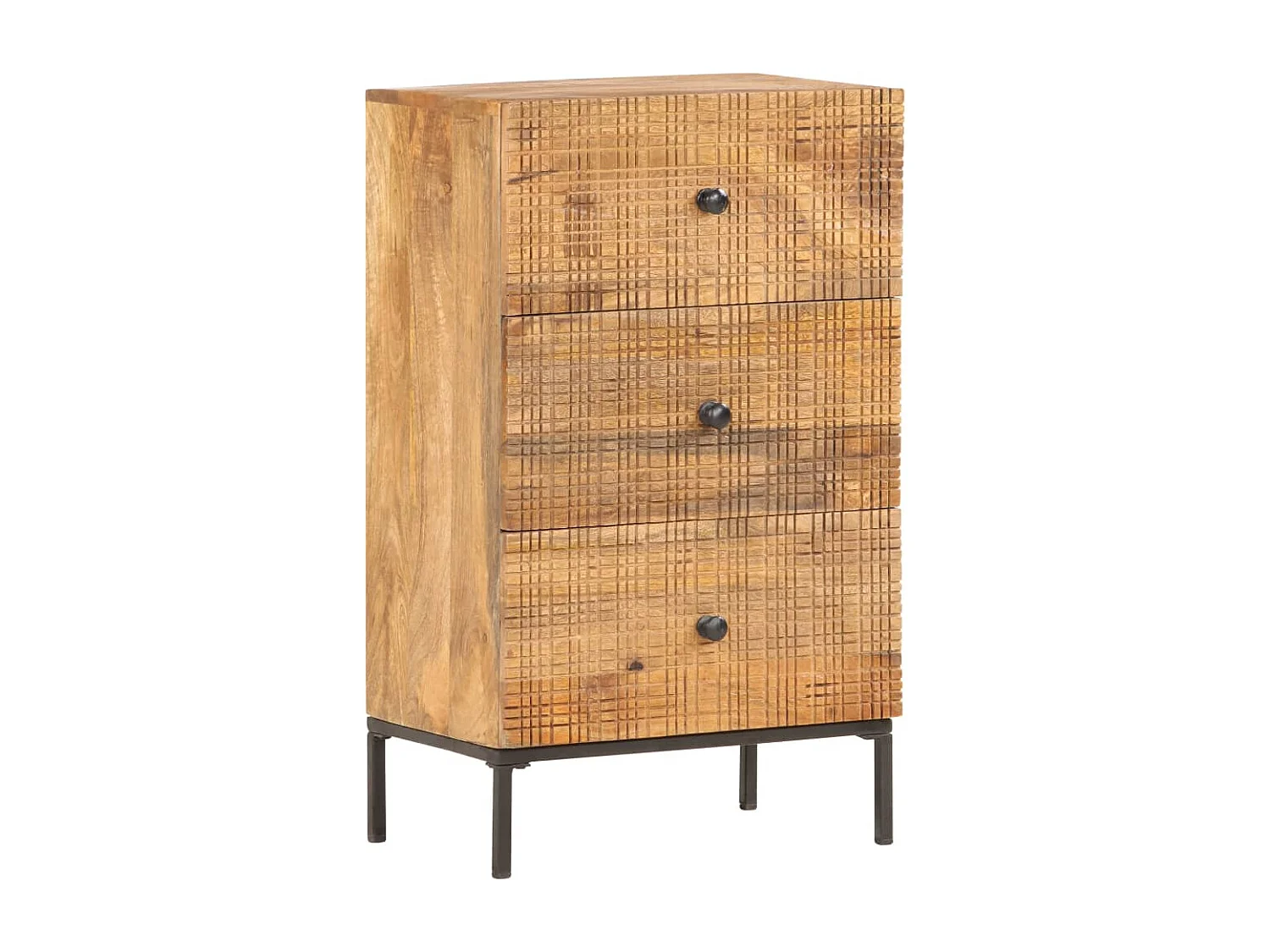 Aparador 45x30x75 cm madeira de mangueira maciça