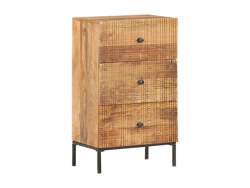 Aparador 45x30x75 cm madeira de mangueira maciça