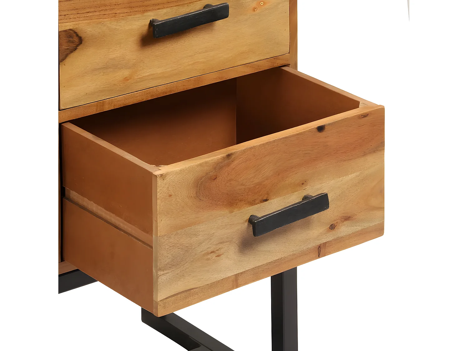 Buffet Marron 110x30x70 cm Bois d'acacia solide