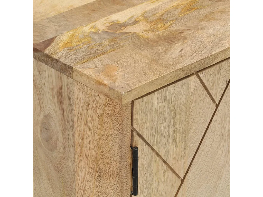 Buffet 80x30x75 cm Bois de manguier solide