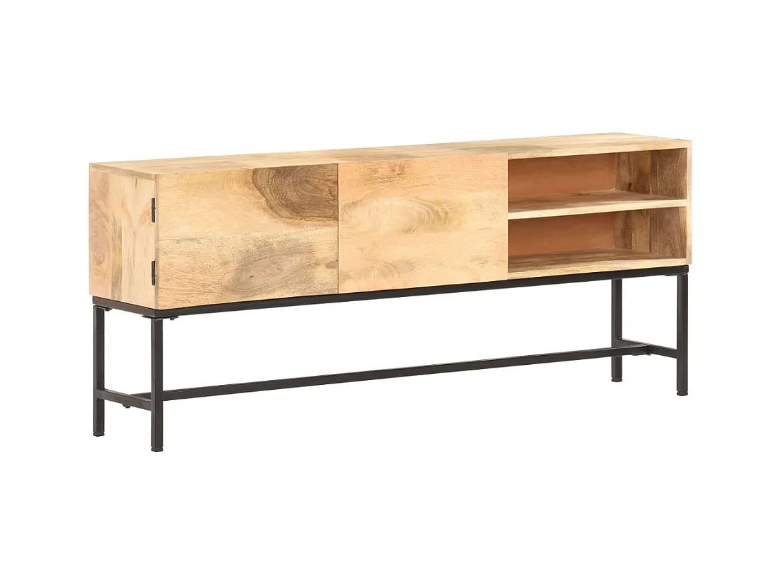 Buffet 145x30x60 cm Bois de manguier solide