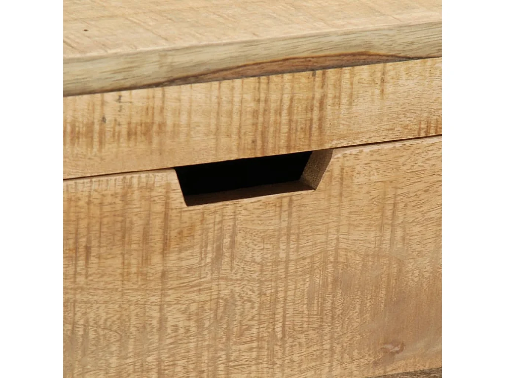 Buffet 140x38x90 cm Bois de manguier massif