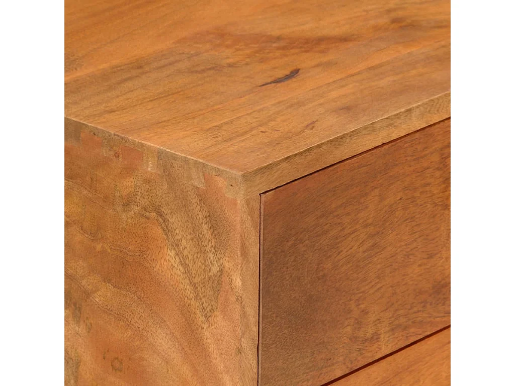 Aparador de madera maciza de mango 85x40x70 cm
