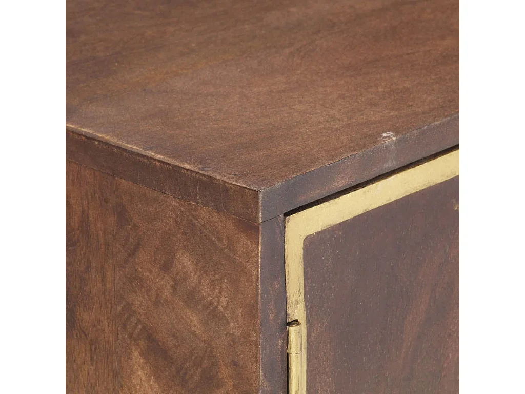 Aparador 120x29x60 cm madeira de mangueira maciça