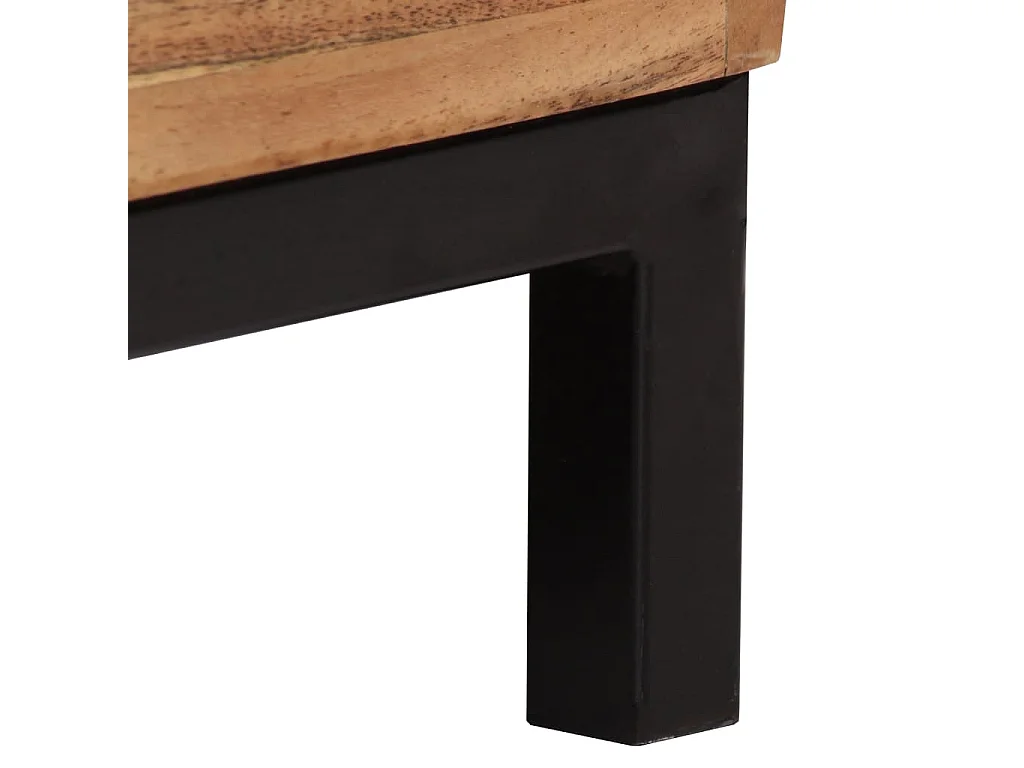 Buffet Bois d'acacia solide 60x35x76 cm Marron