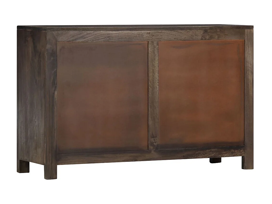 Buffet avec dessin sculpté 110x35x70 cm Bois de manguier massif