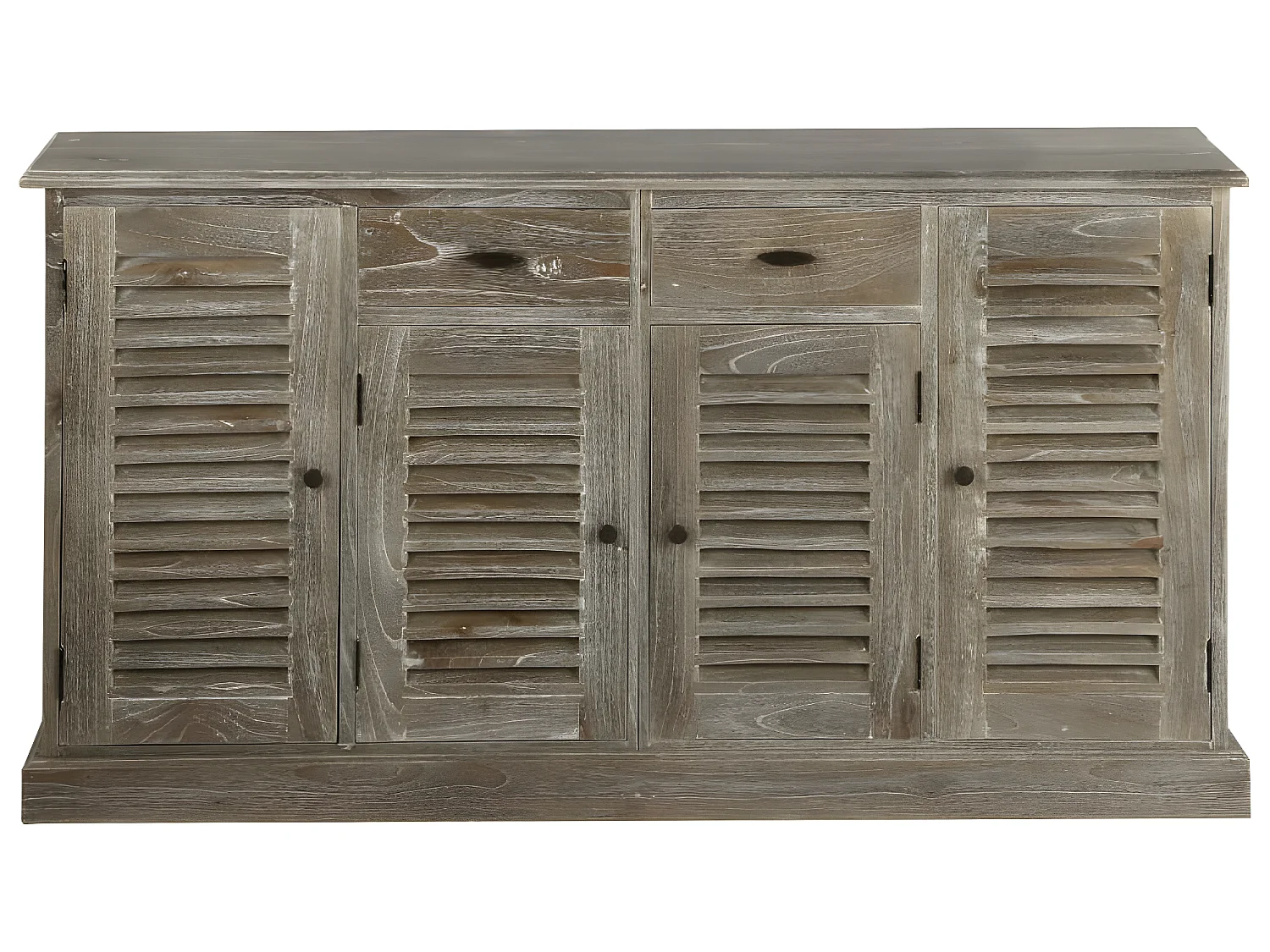 Buffet Bois de melia azedarach massif 145x32,5x77 cm