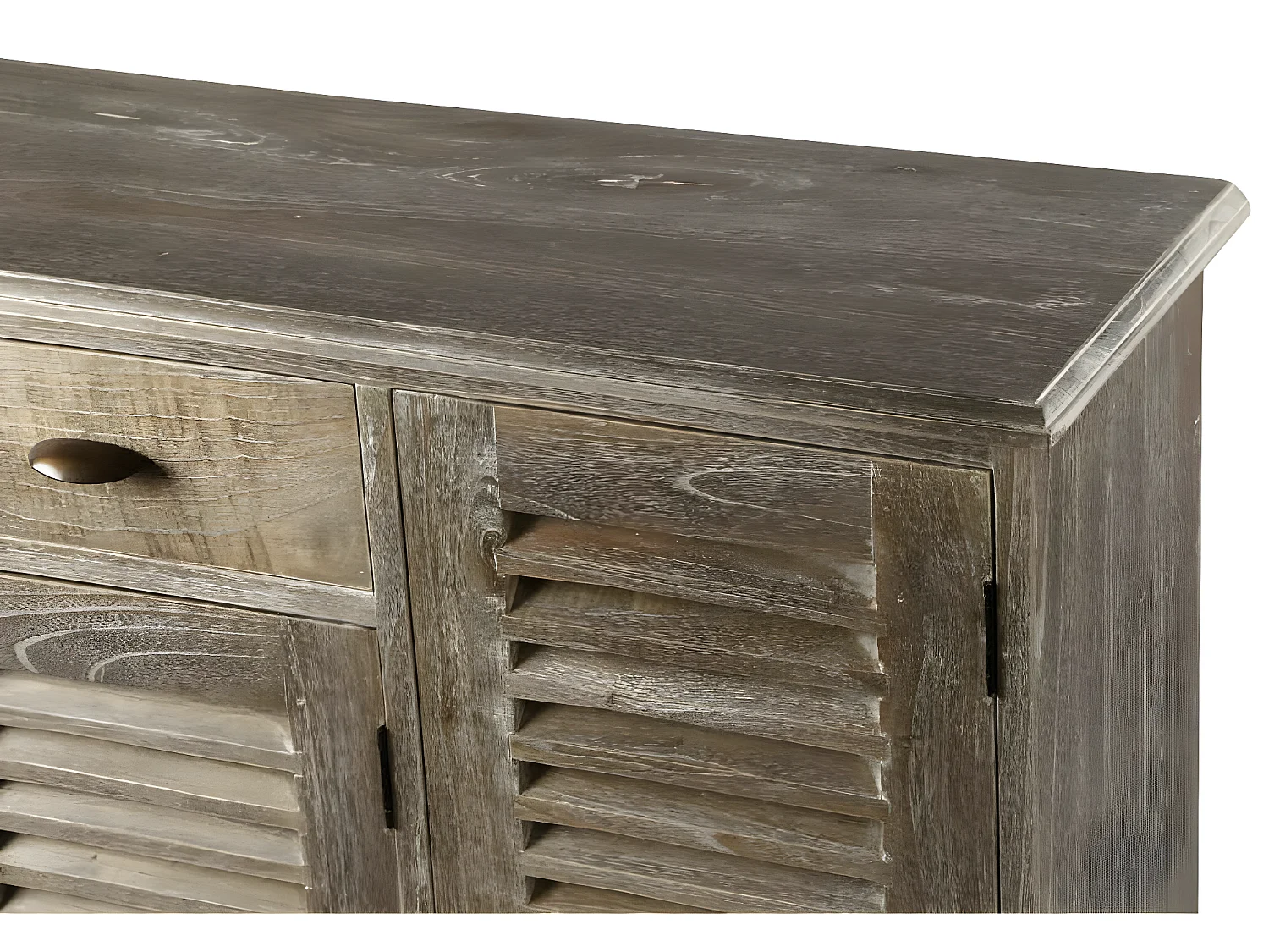 Buffet Bois de melia azedarach massif 145x32,5x77 cm