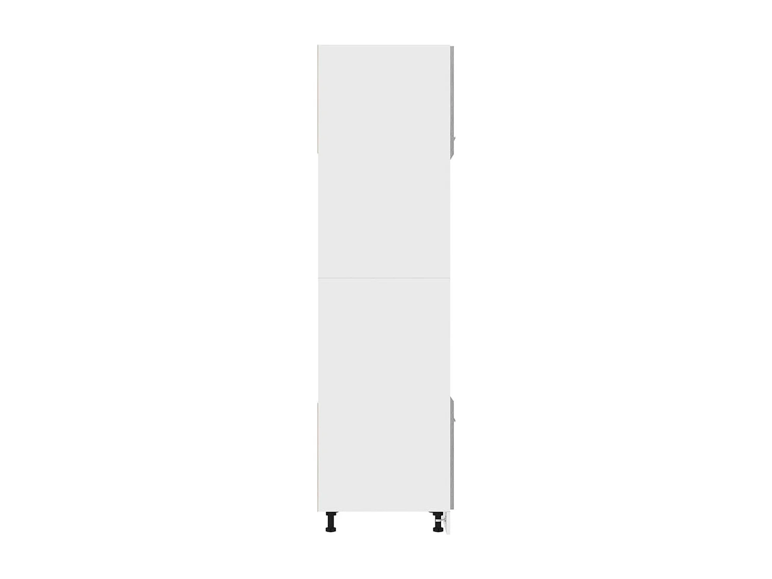 Mikrowellenumbauschrank Lyon Grau Sonoma 60x57x207 cm Holzwerkstoff