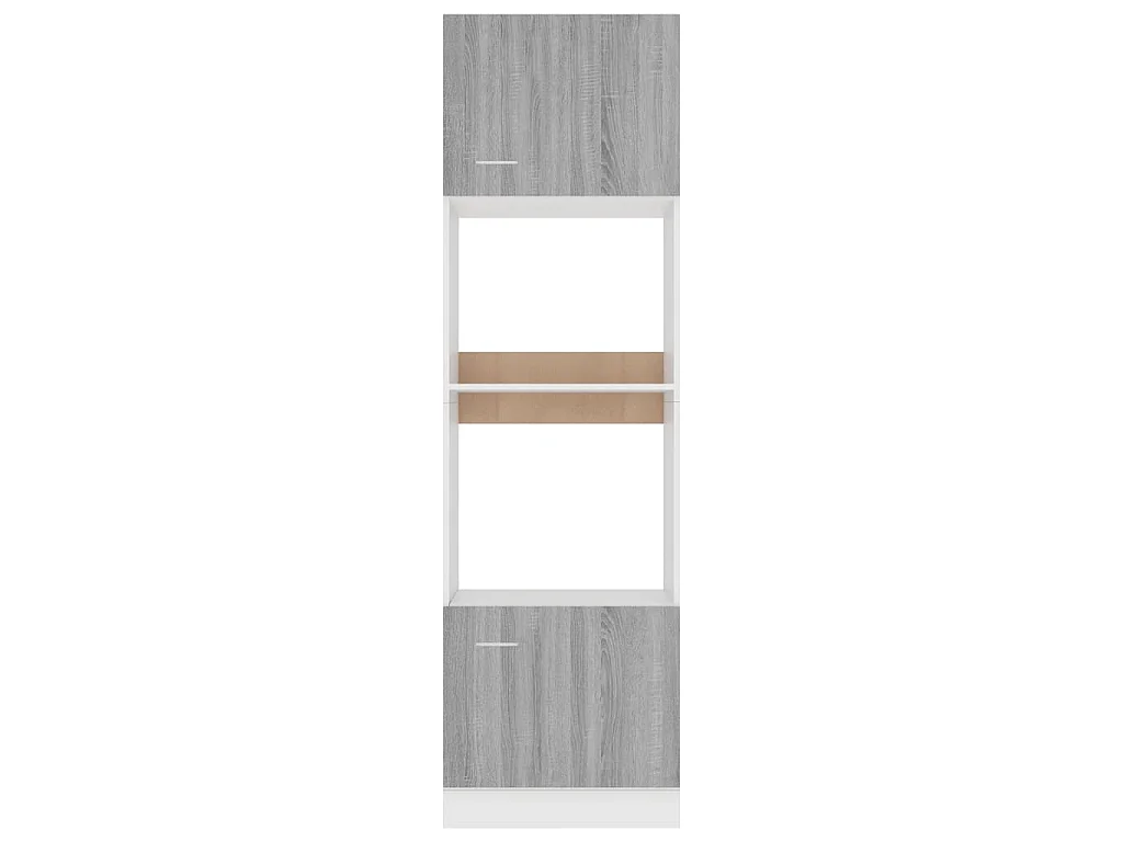 Armário micro-ondas “Lyon” 60x57x207 cm cinza sonoma