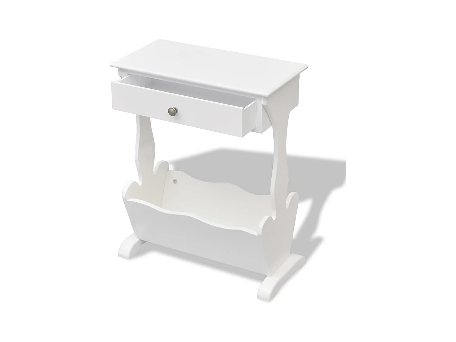 Revistero Melrose blanco