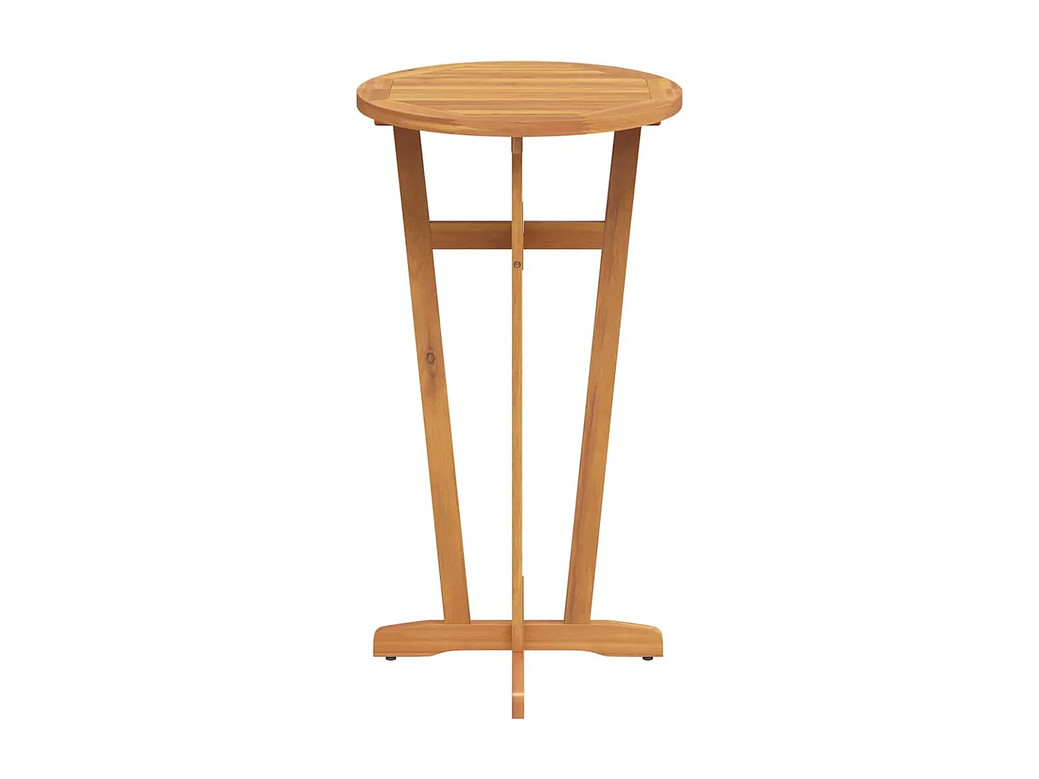 Tavolo da Bar da Giardino Ø60x105 cm Legno Massello di Acacia