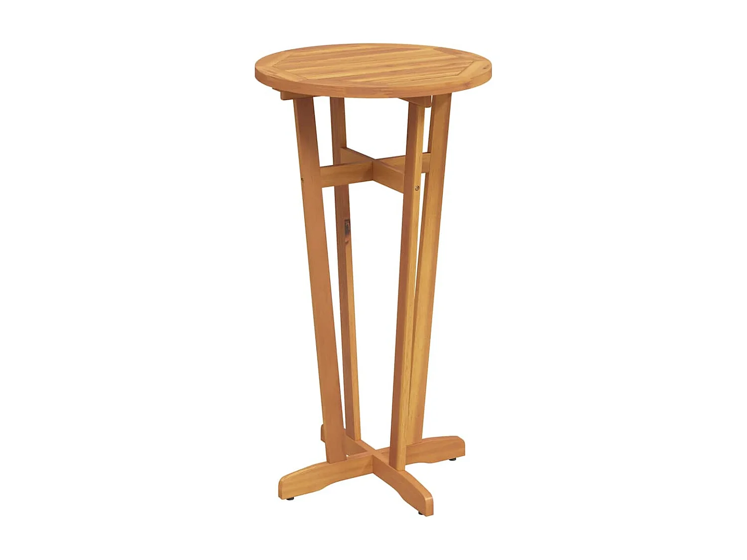 Tavolo da Bar da Giardino Ø60x105 cm Legno Massello di Acacia