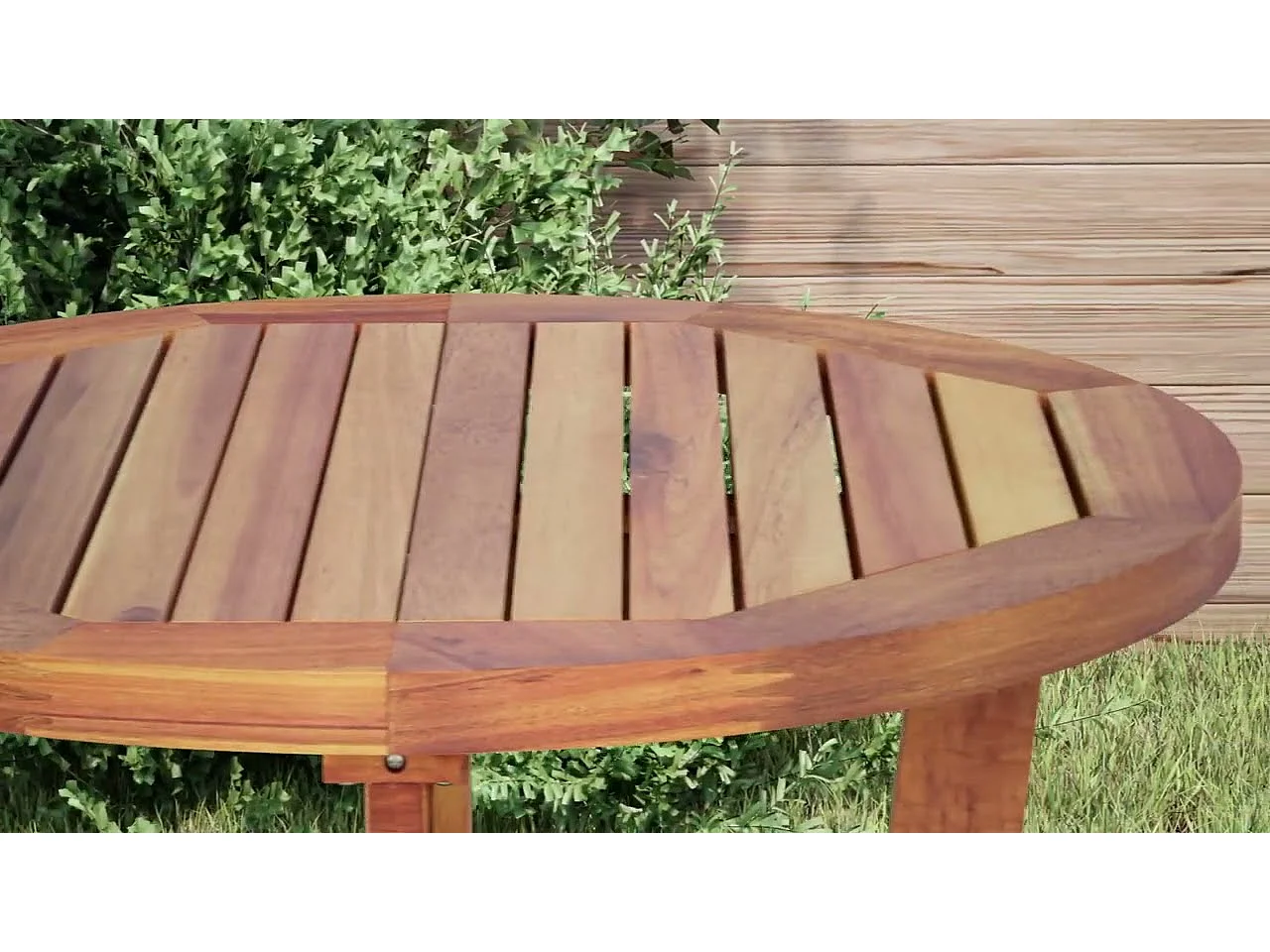 Table de bar de jardin Ø60x105 cm Bois d'acacia solide