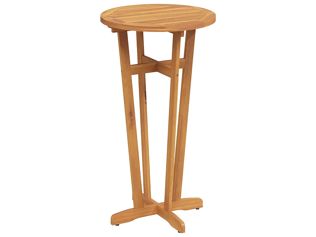 Mesa de bar para jardim Ø60x105 cm madeira de acácia maciça