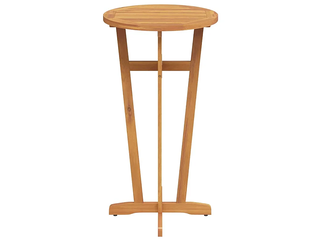 Mesa de bar para jardim Ø60x105 cm madeira de acácia maciça