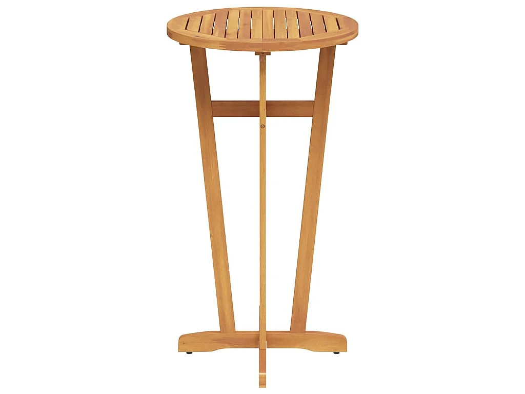 Mesa de bar para jardim Ø60x105 cm madeira de acácia maciça