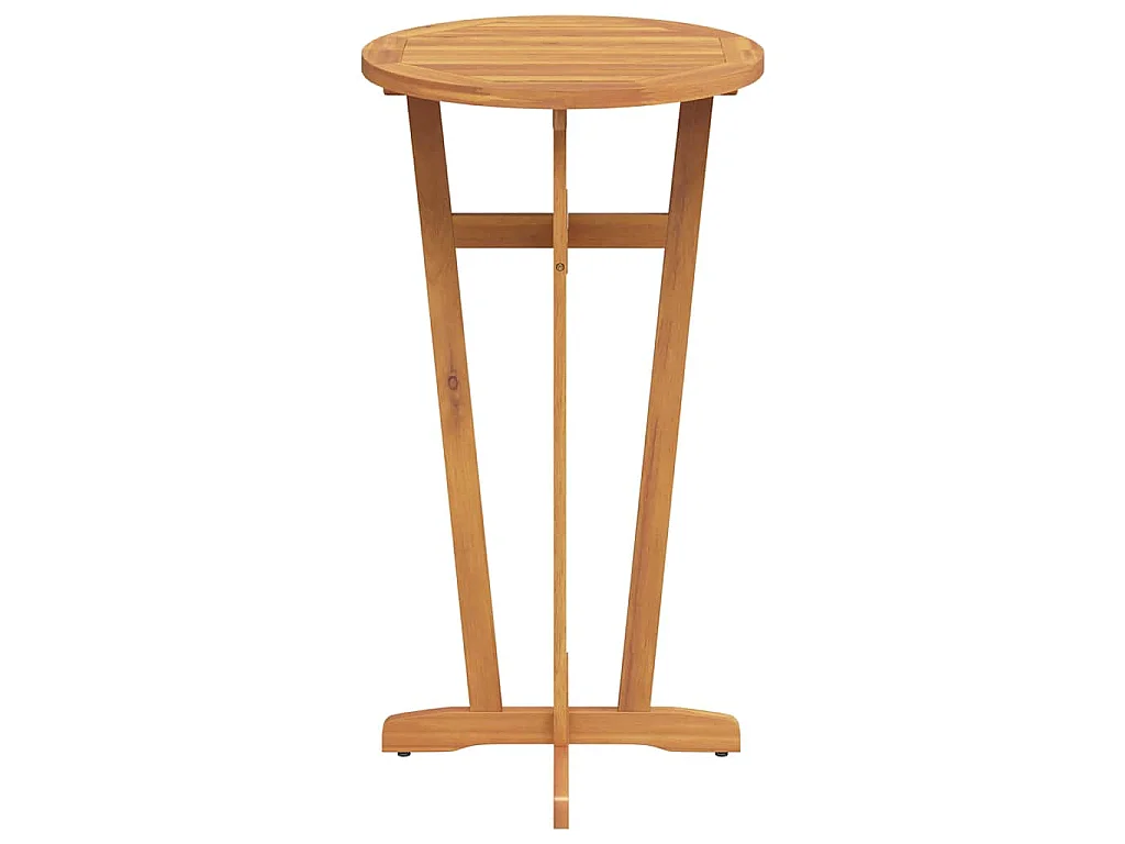 Table de bar de jardin Ø60x105 cm Bois d'acacia solide