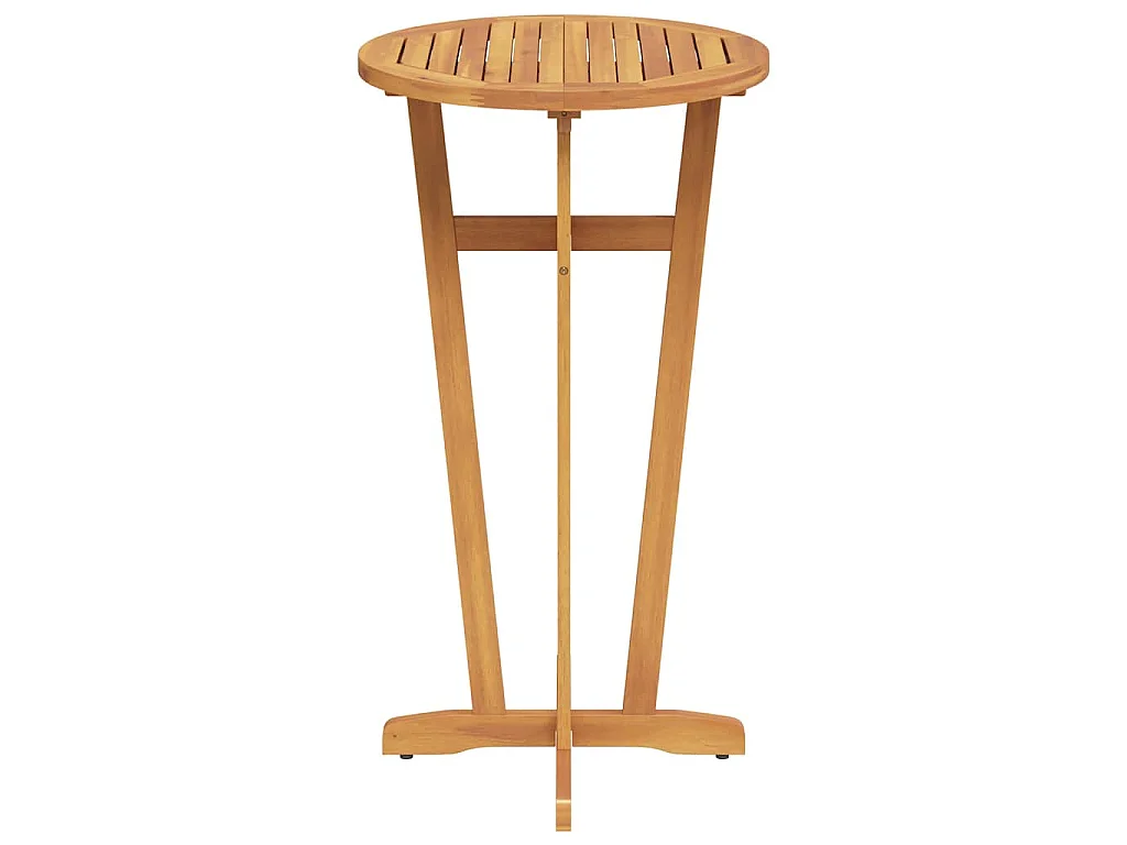 Table de bar de jardin Ø60x105 cm Bois d'acacia solide
