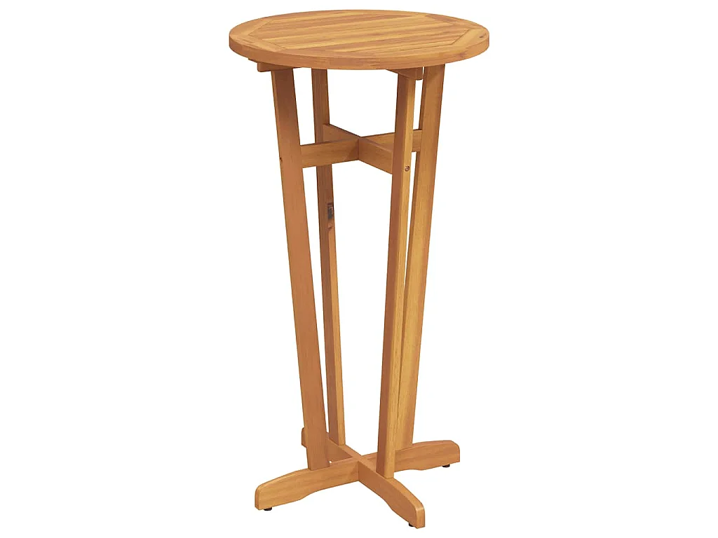 Table de bar de jardin Ø60x105 cm Bois d'acacia solide