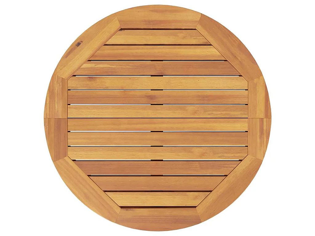 Table de bar de jardin Ø60x105 cm Bois d'acacia solide