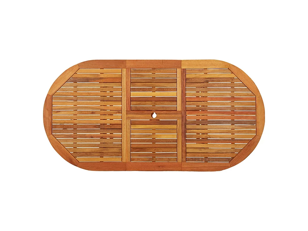Table de jardin 200x100x75 cm Bois d'eucalyptus solide