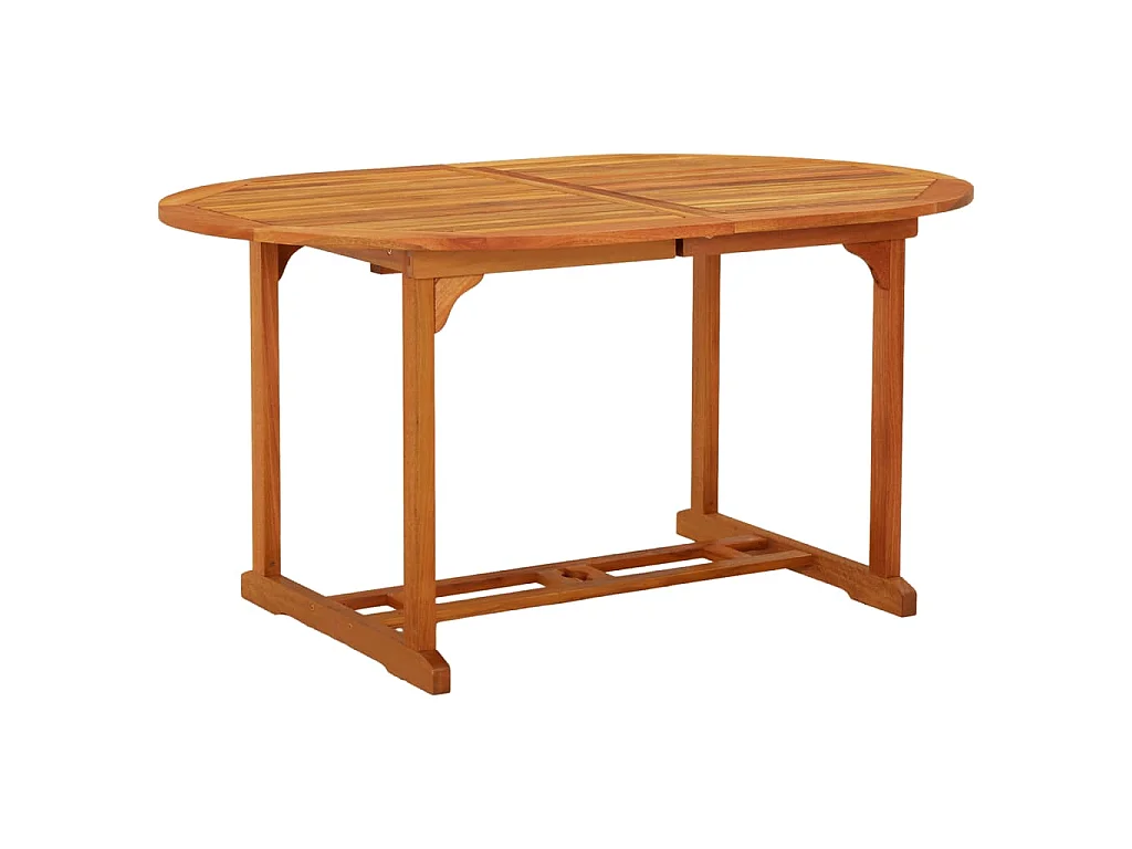 Table de jardin 200x100x75 cm Bois d'eucalyptus solide