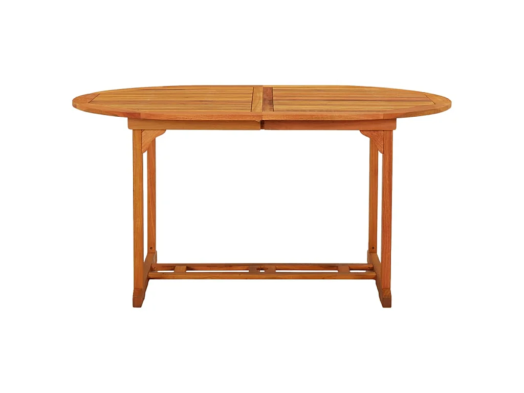 Table de jardin 200x100x75 cm Bois d'eucalyptus solide