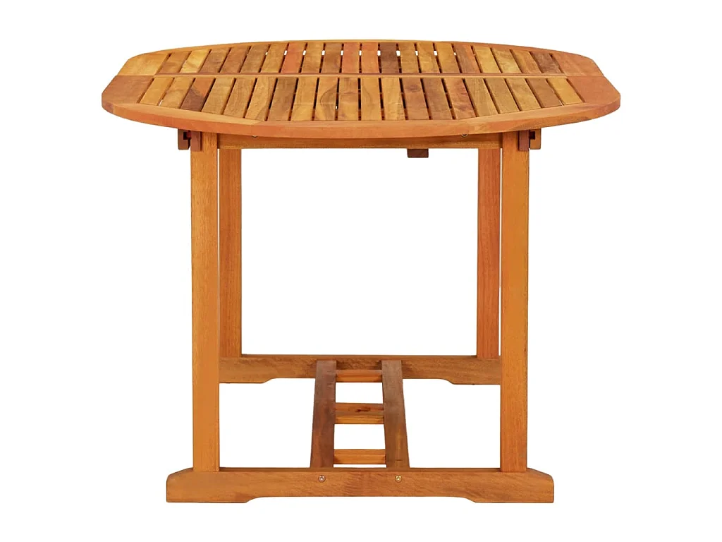 Table de jardin 200x100x75 cm Bois d'eucalyptus solide