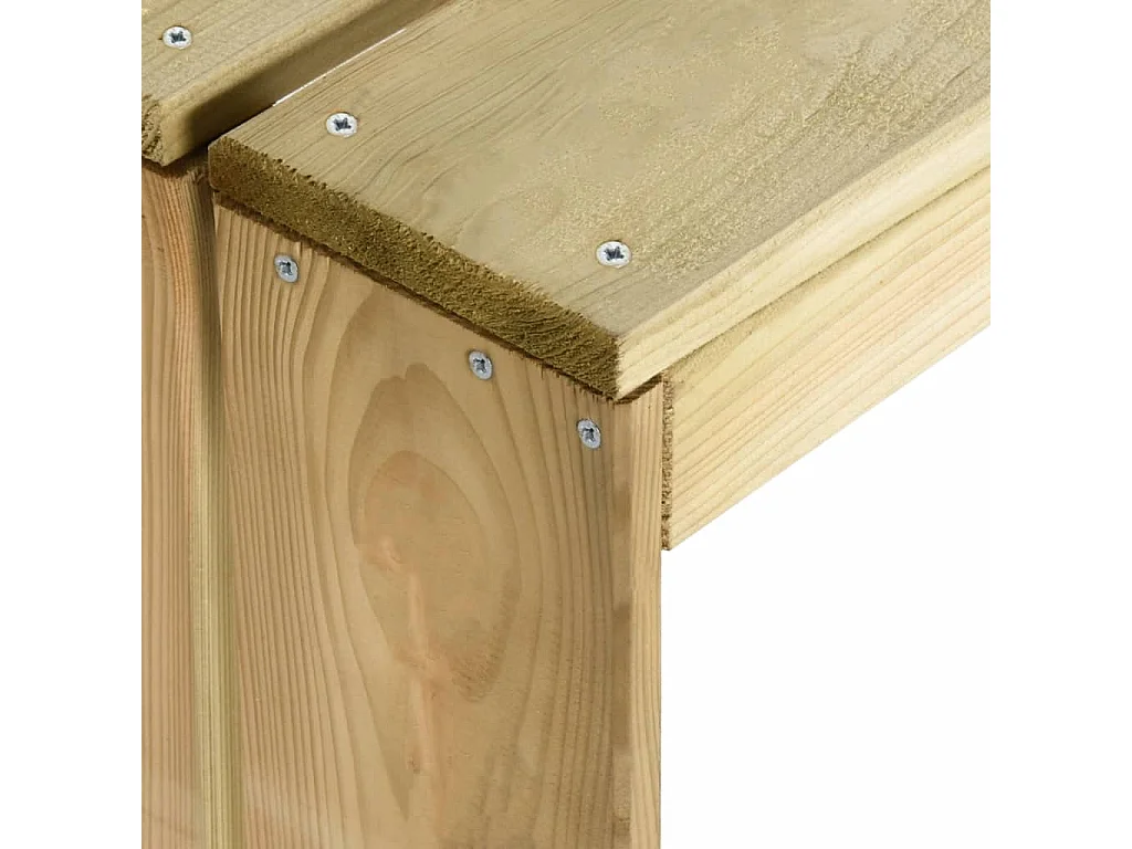 Mesa de bar 100x60x110 cm pinho impregnado