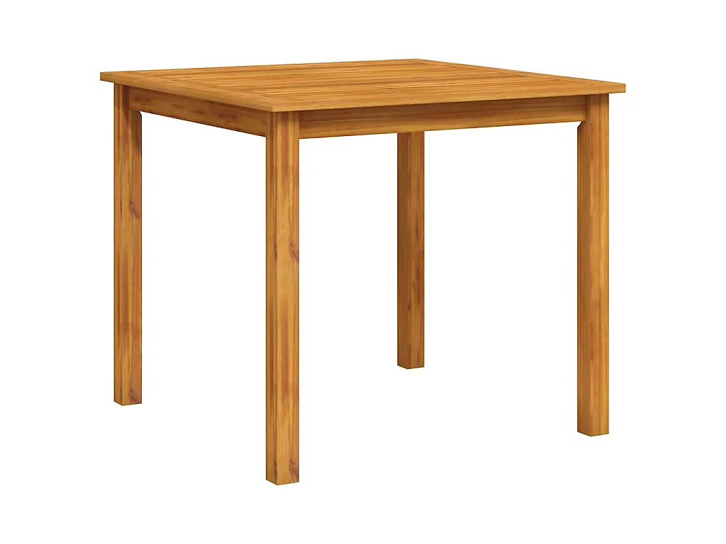 Table de jardin 85x85x74 cm Bois d'acacia massif