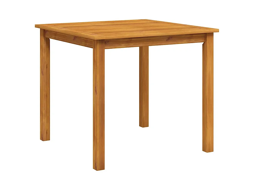 Table de jardin 85x85x74 cm Bois d'acacia massif