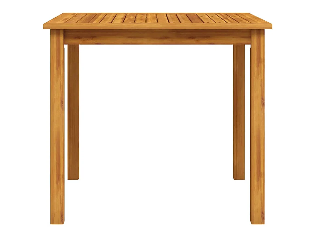 Table de jardin 85x85x74 cm Bois d'acacia massif