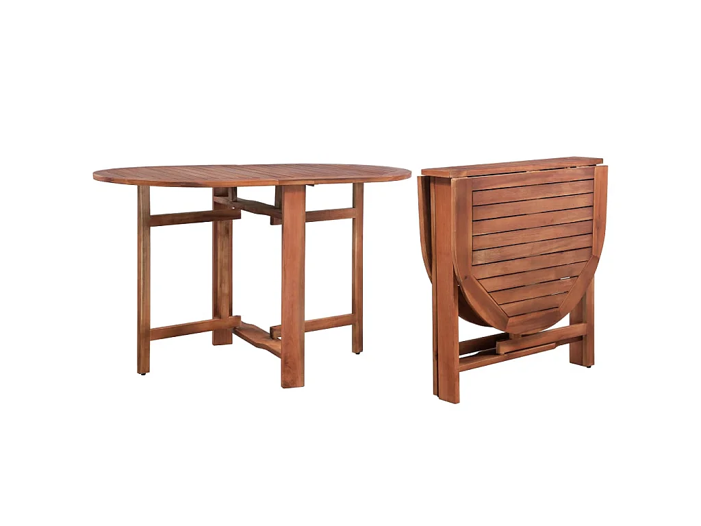 Table de jardin 120x70x74 cm Bois d'acacia massif