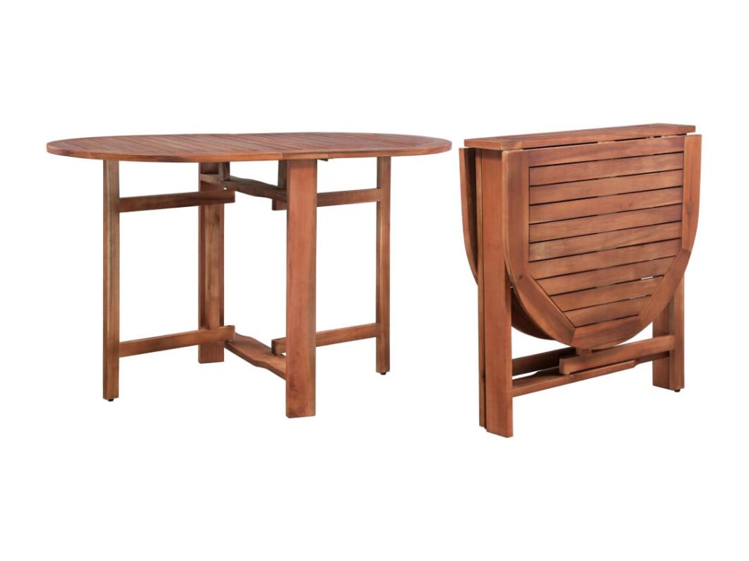 Tuintafel 120x70x74 cm massief acaciahout