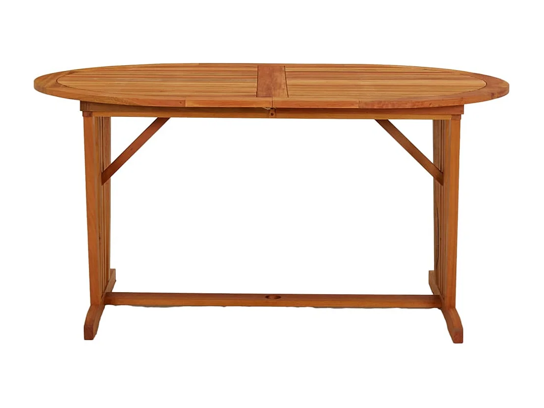 Table de jardin 200x100x75 cm Bois d'eucalyptus solide